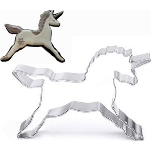 Unicorn Egg Shape Vegetable Biscuit Cookie Cutter Tools Baking Mold Stainless Steel Toy for Home Chinese Kitchen Supplies