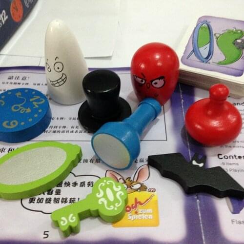 Geistes 1/2/3/4 Board Game 2-8 Players Family/Party Best Gift for Children English Instructions Cards Game Reaction