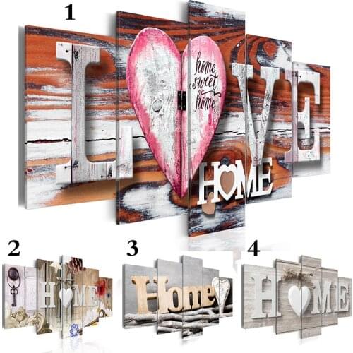 2019 Canvas Print Beautiful Modern Fashion Design Picture for Room Decoration Love Home,Choose Color And Size No Frame