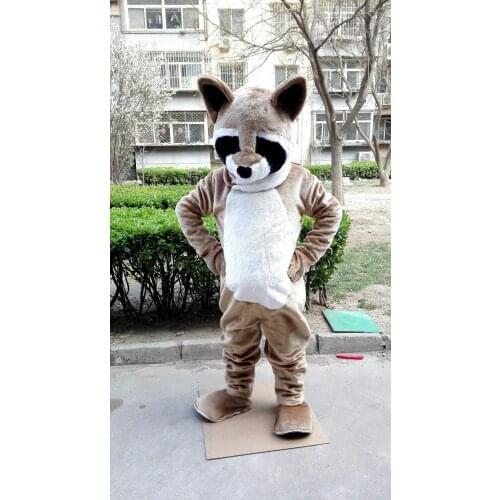Raccoon Fursuit Mascot Costume Suit Cosplay Party Fancy Dress Outfits Clothing Promotion Carnival Halloween Xmas Adults Parade