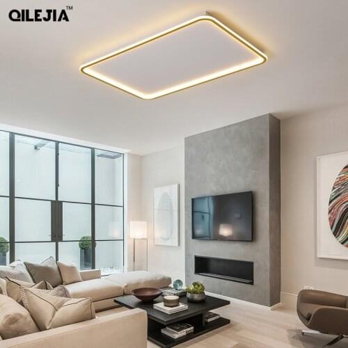 Modern led chandelier square /round/ rectangle for living room bedroom plafon led lamp surface mounted led chandelier lighting