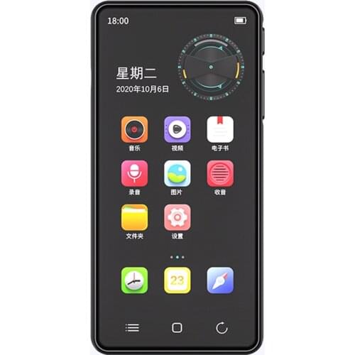 Newest RUIZU H8 Android WiFi MP4 Player Bluetooth 5.0 Full Touch Screen 4inch 16GB Music Video Player With FM,Recording,E-book