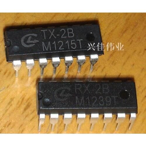 Xinyuan 10PCS/LOT 5Pairs ( 5PCS/LOT RX-2B + 5PCS/LOT TX-2B ) DIP-16 RX2B TX2B DIP16