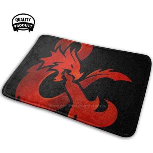 3D Soft Non-Slip Mat Rug Carpet Cushion Fantasy Dnd Games Roleplay Rpg Boardgames Master D20 Dice Wizard Bard Rogue Elf Dwarf
