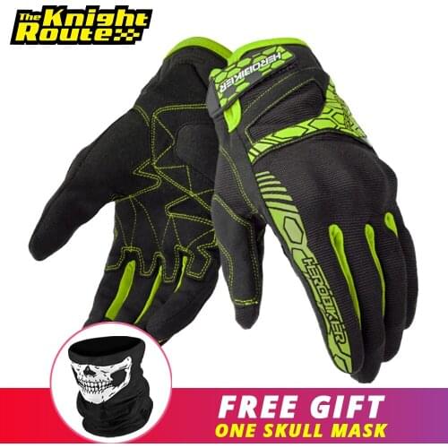 Breathable Motorcycle Gloves Summer Guantes Moto Touch Screen Motocross M L XL XXL Gloves Motorbike Riding Racing Gloves Men