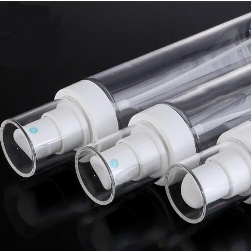 80ML 120ML 150ML Emulsion Refillable Bottle PET Plastic Empty Transparent Spray Pump Vials New Style Cosmetic Cream Container