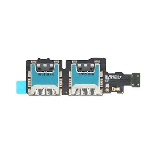IPartsBuy SIM Card Connector with Flex Cable for Galaxy S5 Mini / G800H