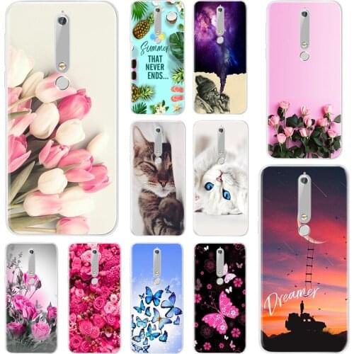 Silicone Case For Nokia 6.1 Case For Nokia 6 2018 2nd 6.1 Cover For Nokia 6.1 Soft TPU Back Phone Case 360 Protective Bumper