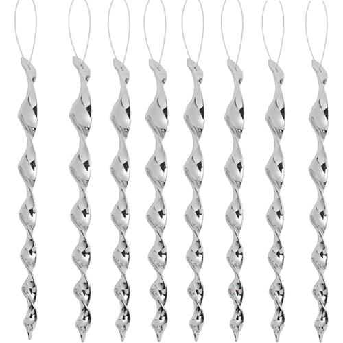 8Pcs Bird Repellent Reflective Scare Rods, Effective Hanging Bird Repellent Devices to Keep Birds Away
