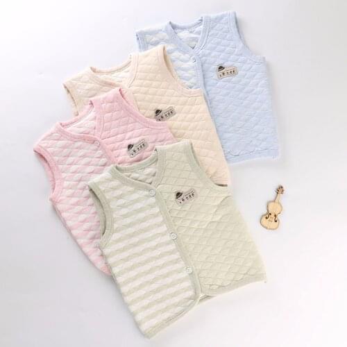 Toddler Kids Boys Girls Vests Clothes Childrens Baby Waistcoats Casual Sleeveless Tops Winter Unisex Outerwear Coats