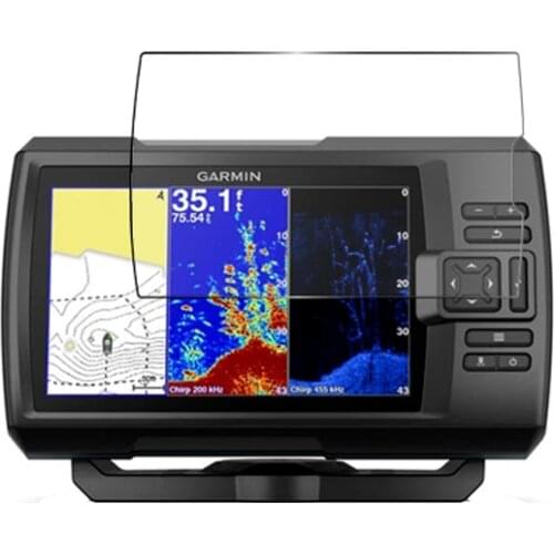 2pcs Clear LCD Screen Protector Shield Film for Garmin Fishfinder Striker Plus 7cv GPS Accessories