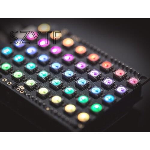 40 bit RGB LED WS2812 Pixel Matrix Shield FZ1596