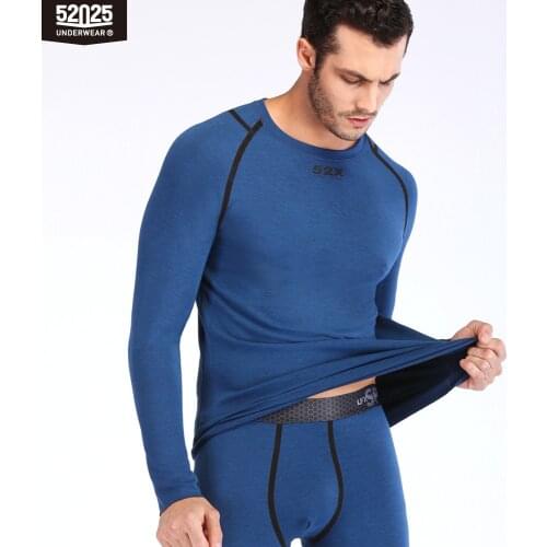 52025 Men Thermal Underwear Women Thermal Underwear Carbon Fiber Fleece-lined Soft Warm Seamless Skin-friendly Thermo Long Johns
