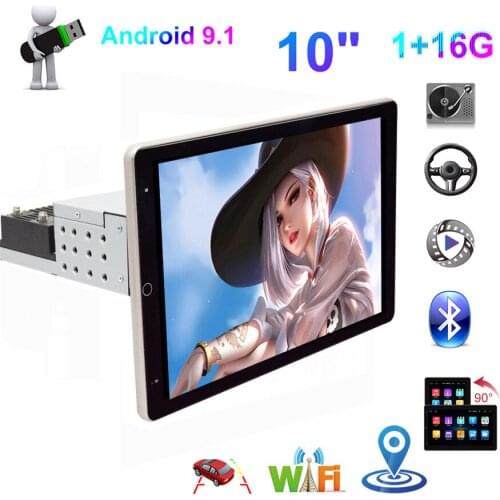 10'' 1din Android Bluetooth 1G+16G Navigation Mirror Link Wifi Car Video MP5 Player