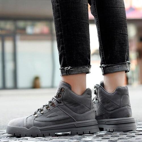 Boots Mens Winter Botas Home Boots Boty Zapatos Casuales Vintage Men Informales De Hombre Boot Shoes Casual Mens