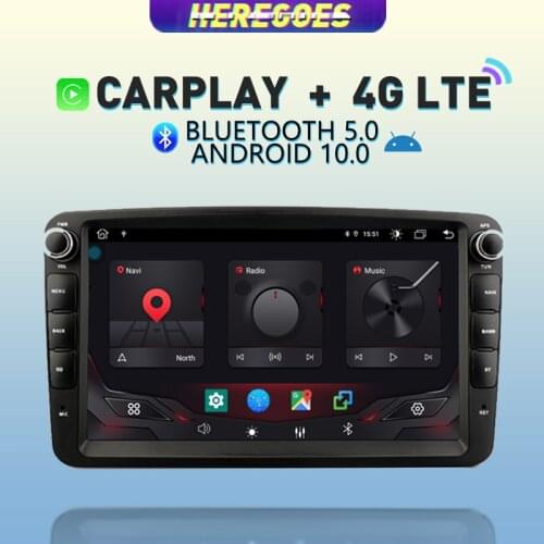 Carplay DSP Android 10 4G+128GB Car Radio Multimedia Player 4G LTE Wifi GPS Navigation For Benz W209 W163 W203 W168 Viano Vito