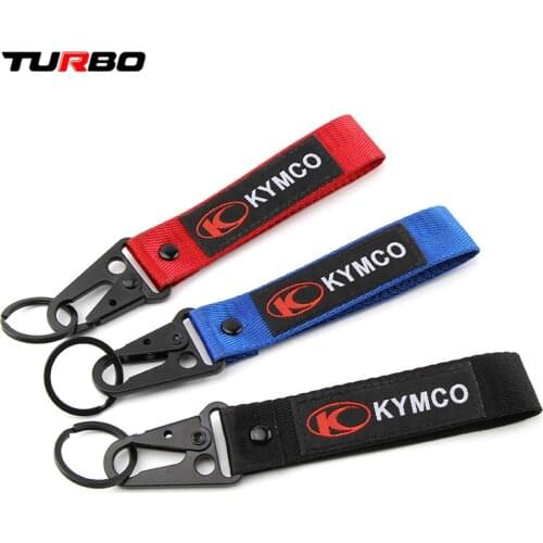 For KYMCO AK550 CT250 XCITING 400 500 S400 Downtown 125 200i 300i 350i K-XCT Motorcycle accessories embroidery keychain keyRing
