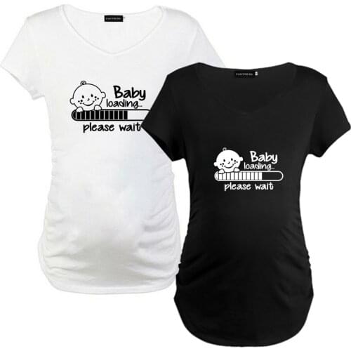 Maternity T-shirt 2 Colors 4 Sizes New Populor In 2021 1pc S/m/l/xl Suitable for Pregnant Woman