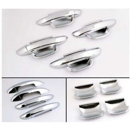 Chrome Door Handle Cover + Cup Bowl Cover Trim For VW PASSAT B6 3C Sedan & Variant 2006-2010 / Passat CC 2009-2011