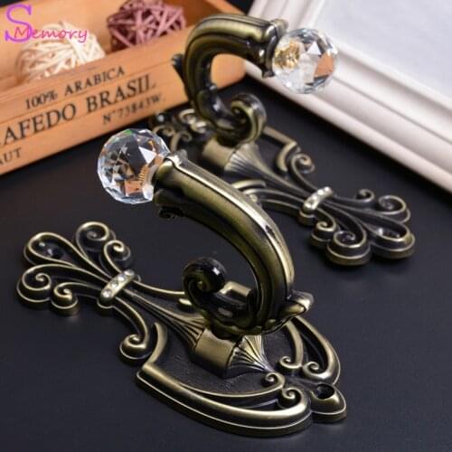 Crystal Flower Curtain Tie Back Metal Tieback Holders Wall Hooks Hanger Accessories Home Decor