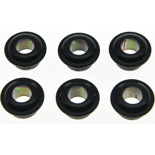 KAISH 30x Nickel 10mm METAL Vintage Tuners Conversion Bushings Adapter Ferrules