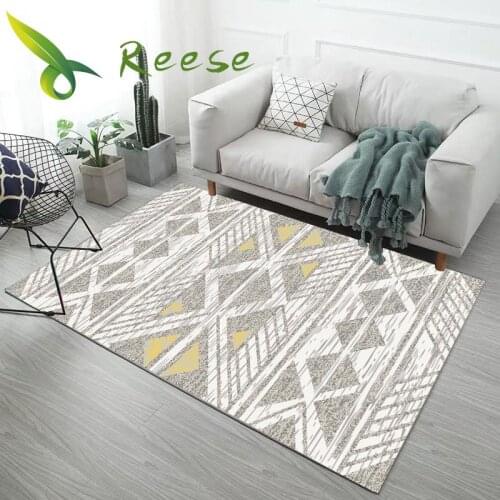 Carpet Ins Simple Rectangle Abstract Geometric Room Mat Entrance Bedroom Kitchen Bathroom Mildew Proof Safety Floor Protection