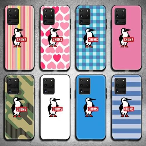 Fashion brand chums bird Phone Case for Samsung S20 plus Ultra S6 S7 edge S8 S9 plus S10 5G lite 2020
