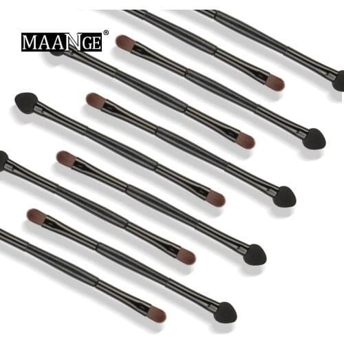 Makeup Double-end Brush Set Eye Shadow Brush Makeup Tool Foundation Portable Cosmetic Brush Set Hot Selling
