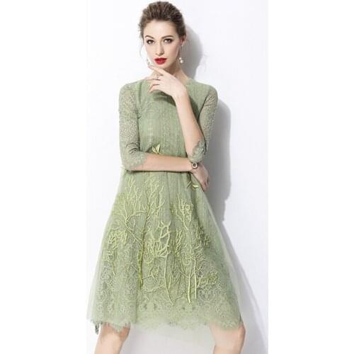 Olddnew Green Summer Dresses