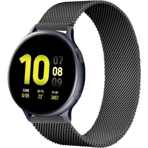 20mm 22mm watch strap Magnetic For Samsung Galaxy watch 3 45 42 46mm Active 2 40mm 44mm Gear S3 Frontier Huawei GT2 2e Pro strap