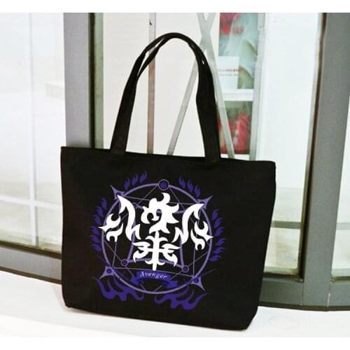 Fate grand order Handbags Anime fate Bags Cartoon Canvas Women Student Shoulder Bag