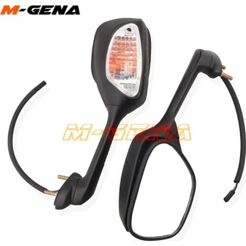 ACZ Motorcycle Rearview Mirror Led Turn Signal Light For GSXR 600 750 K11 2011-2015 GSXR 1000 GSXR1000 K9 2009-2015