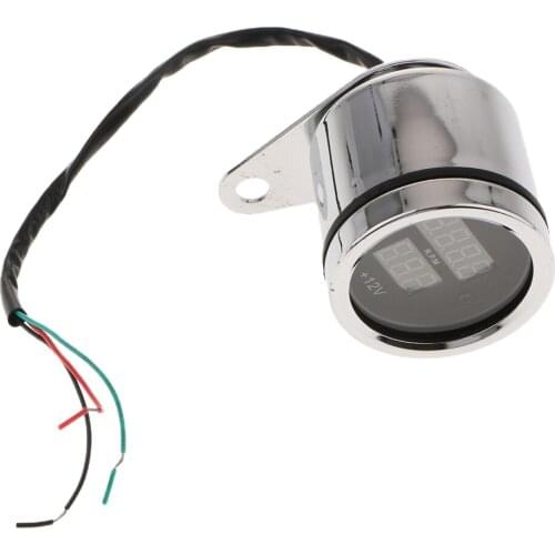 62MM LED Digital Voltmeter Voltage Tachometer RPM Gauge 2 In 1 Guage Meter