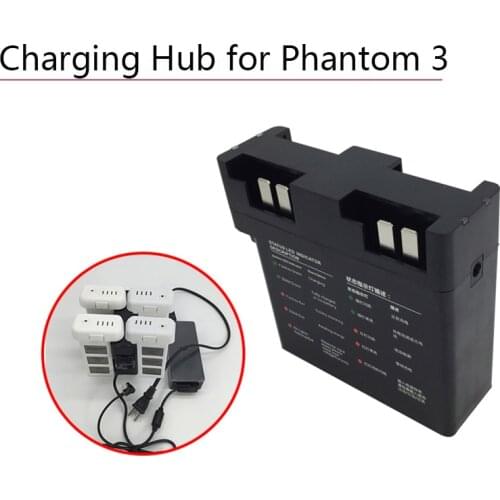 Intelligent Battery Manager for DJI Phantom 3 3A 3P 3S SE Charger Board Adapter Parallel Charging Hub Drone Parts Accessories