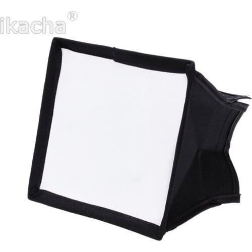 15*17cm Universal Flash Diffuser Softbox Silver Reflector Mini Professional Photo Diffuser Soft Light Box For Canon Nikon Sony