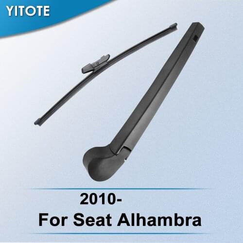 YITOTE Rear Wiper & Arm for Seat Alhambra 2009 2010 2011 2012 2013 2014 2015 2016 2017