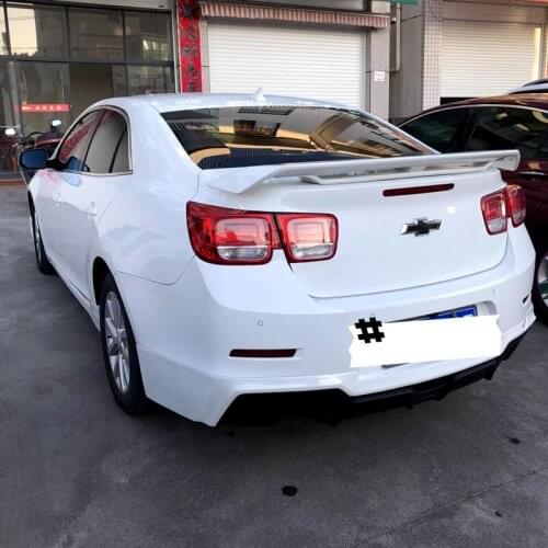 For Chevrolet Malibu 2009 to 2015 Rear Spoiler High Quality ABS Material Primer Color Car Tail Wing Decoration Trunk Spoiler
