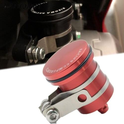Motorcycle Rear Brake Fluid Reservoir Clutch Tank Oil Fluid Cup Cover FOR Kawasaki Z750 Z800 Z1000 NINJA 650 VERSYS