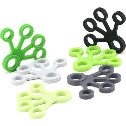 1pc Hand Gripper Silicone Finger Expander Exercise Resistance Bands Finger Stretcher Hand Exerciser Grip Strength Wrist Trainer