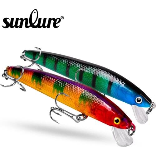 1PC Minnow Fishing Lure Plastic Hard Aritificial Wobblers 9.5cm 8g Trout Bass Pike Carp Swimbait Fishing Tackle