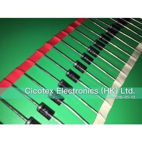 10pcs/lot MUR420 FAST RECOVERY DIODE DO-201A PKMUR420 MUR420RLG DIODE GEN PURP 200V 4A DO201AD MUR 420