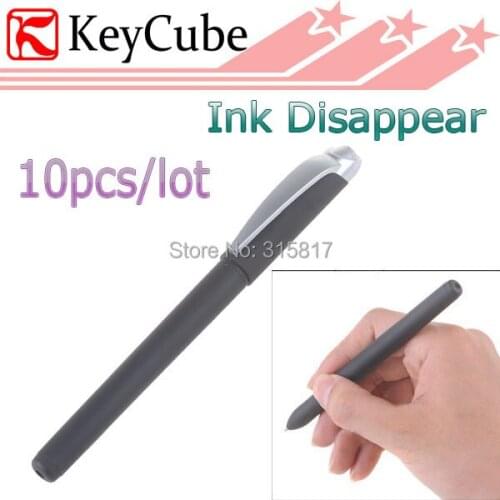10pcs/lot Magic Auto-Vanishing Ball Point Pen Invisible Disappear Ink Ink-fading Gel Disappearance of Pen in Hours