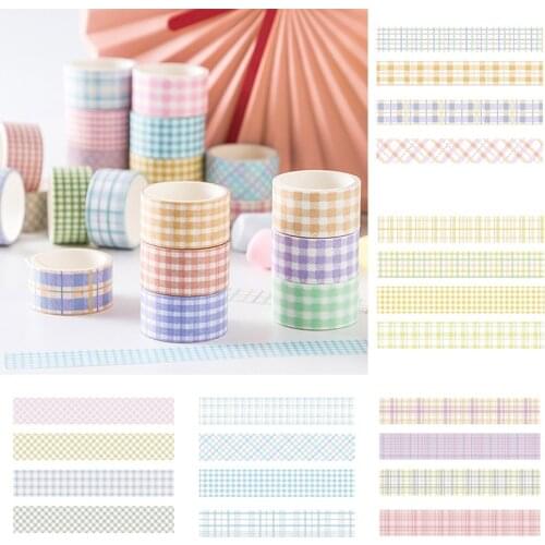 4Rolls/Set Washi Tape Album Stickers Scrapbooking Adhesive Masking Tape Craft Supplies DIY Decorative