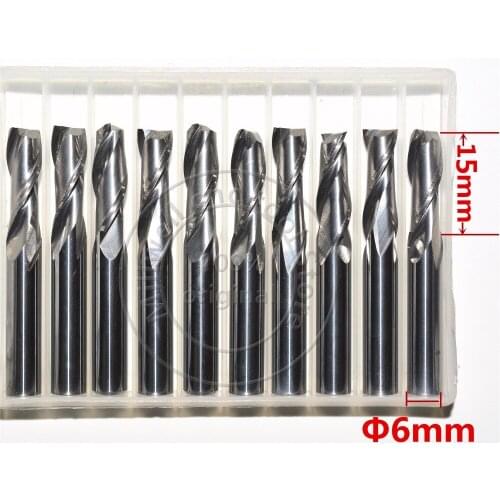 6mm*15mm,Freeshipping,CNC wood tools,carbide End Mill,woodworking insert router bit,Tungsten steel milling ,MDF,PVC,Acrylic,Wood