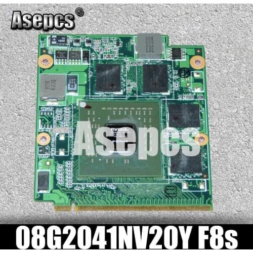 Asepcs F8 NB8P 08G2041NV20I 08G2041NV20Y NEDVG2000-B01 600 8600M GT Video VGA card For Asus F8s F8VR F8SV F8T F8D F8TR F8VA F8V