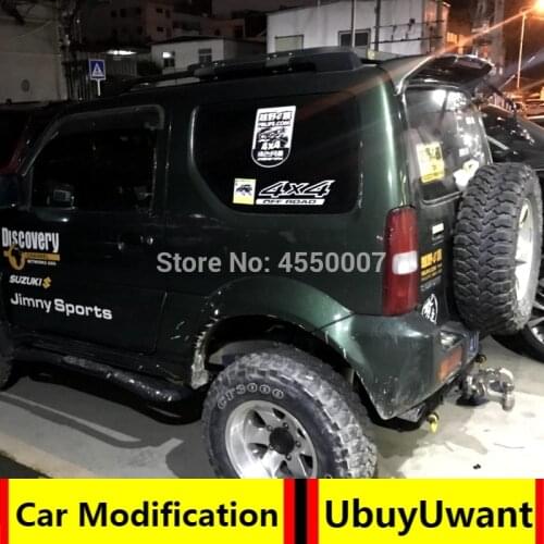 UBUYUWANT Car Spoiler For Suzuki JIMNY 2007- 2014 High Quality ABS Material Primer Color Tail Wing Decoration Rear Roof Spoiler