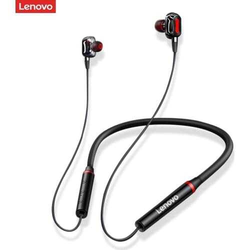 Lenovo HE05 Pro Bluetooth 5.0 Earphones Wireless Neck Headphone IPX5 Waterproof Sports Earbuds HIFI Stereo Headset With Mic
