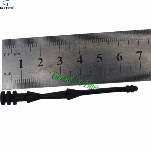 Gdstime 100pcs 65mm Shock Absorption Easy Fixing Anti-rattle Computer Fan Mount Silicone Rubber Nail Screws