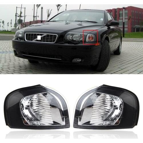 CAPQX 1pcs For Volvo S80 1999-2006 Front Side Fender Light Corner turn light headlight Marker Turn light Signal lamp