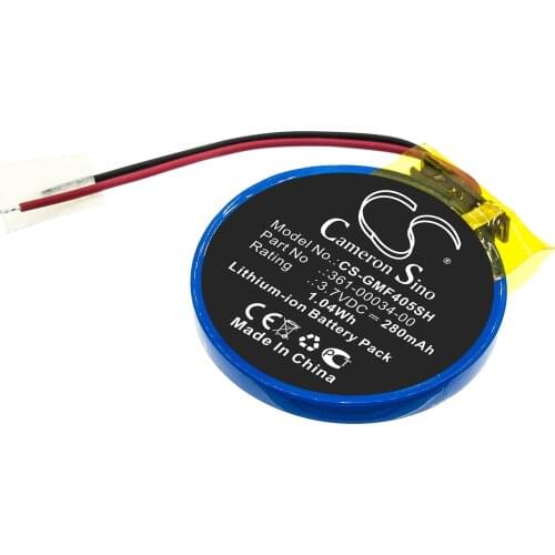 CS 280mAh/1.04Wh battery for Garmin Forerunner 405,Forerunner 405CX,Forerunner 410,Forerunner 410CX 361-00034-00